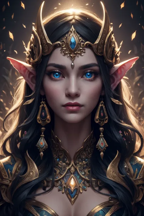 (best quality, 4k, high-resolution, masterpiece:1.2), ultra-detailed, realistic, radiant lighting, epoch elves, portraits, fanta...