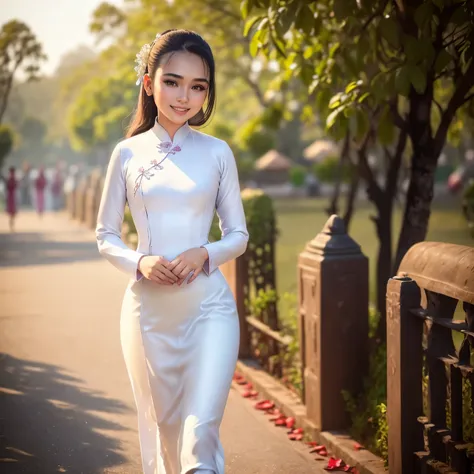 (8k, RAW photo, best quality, masterpiece:1.2), High detail RAW color photo, professional photograph,(realistic, photo realistic:1.2), ((best quality)), 1 girl, cinematic light, HDR, (finely detailed face:1.2), (masterpiece:1.5), (best quality:1.2), (smili...