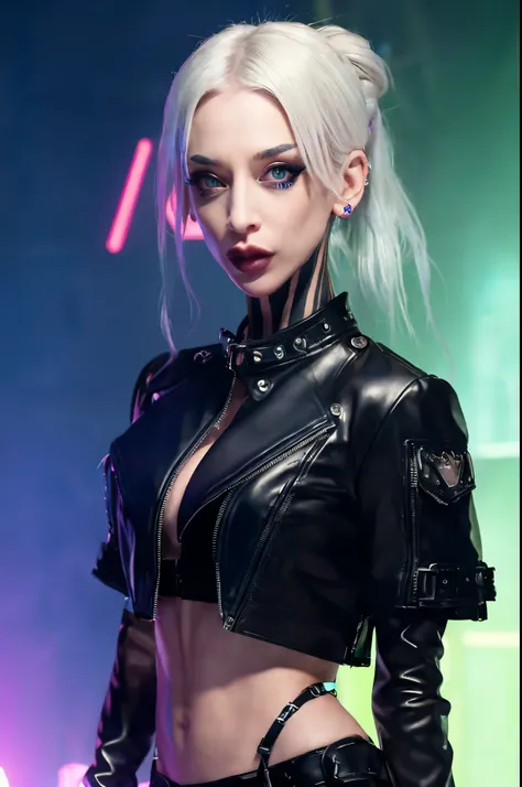 an ultra-realistic cg illustration of  katopunk as gothgirl waifu, (((perfect anime eyes, detailed eyes))), solo, piercing gaze ...