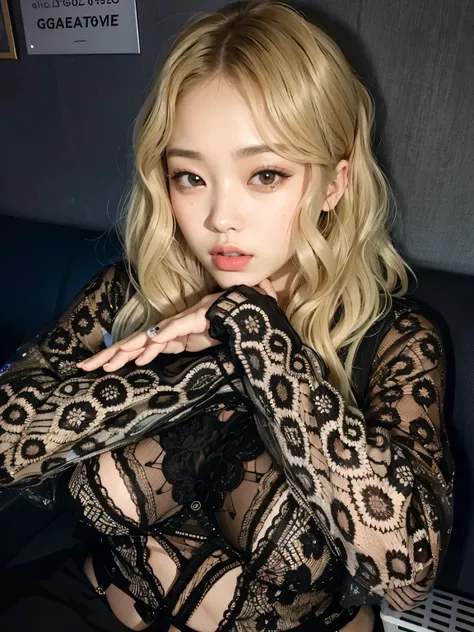 Un primer plano de una mujer con lencería negra posando para una foto, parque roseanne de blackpink, jennie rosa negro, jossi de blackpink, portrait of jossi de blackpink, sol yunjoo, Lalisa Manoban de Blackpink, heonhwa choe, Lalisa Manobal, jaeyeon nam, ...