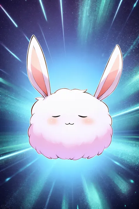 small rabbit,fluffy,simple