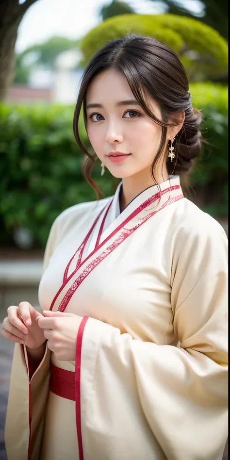 Wear Yong Yong’s gorgeous Hanfu，Late night starry sky，Extremely realistic，stand up straight，Hold your chest out，The most beautiful woman here，4086kbit，Extreme details，The truth of the skin and the texture of the skin，plenty of sunshine，Yua Mikami，，Yui Arag...