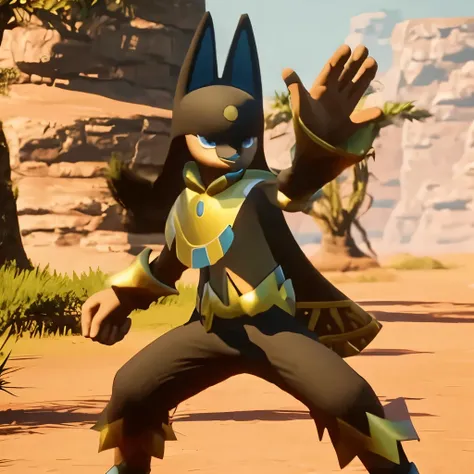 Anubis, Palworld, fighting