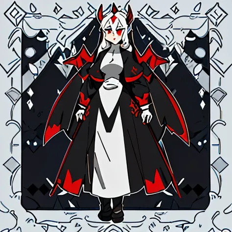 character design, reference sheet, pixel artstyle, pixel rpg game artstyle, rpg game character, detailed design, interesting design, woman, nun, devil, horns, grins, high quality, interesting clothes design, several clothing options, several appearance opt...