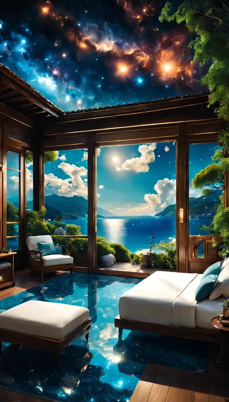 Highestのリゾート地の風景photograph,beautiful sea,高品質でwonderful家具:designer furniture,A beautiful sky spreads out,dream-like,summer,cloud,sky blue,Marine Blue,wonderful景色が広がります,Luxury Resorts,luxurious space,Velar,An environment surrounded by rich nature,Highestの時間を...