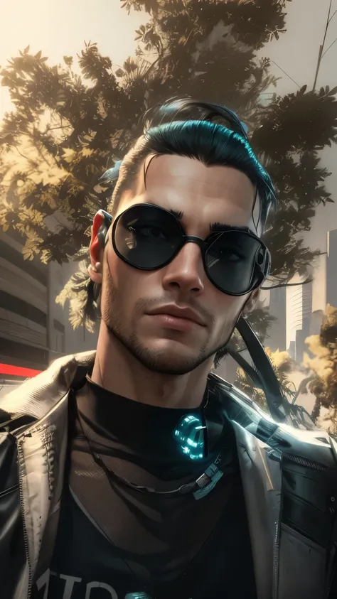 Change background cyberpunk handsome boy, realistic face, 8k, ultra realistic