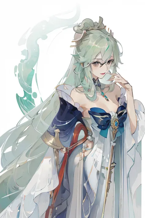 japanese manga characters are depicted in a picture with a background, from, Oriental plan official picture, eager character, japanese manga art nouveau cosmic display, detailed key japanese manga art, Exquisite details. japanese manga. tentacle, Macross F...