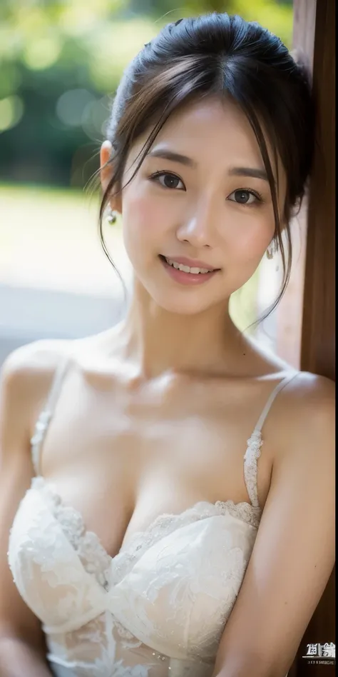 Chuanyong with gorgeous wedding dress，Late night starry sky，Extremely realistic，stand up straight，Hold your chest out，The most beautiful woman here，4086kbit，Extreme details，The truth of the skin and the texture of the skin，plenty of sunshine，Yua Mikami，，Yu...