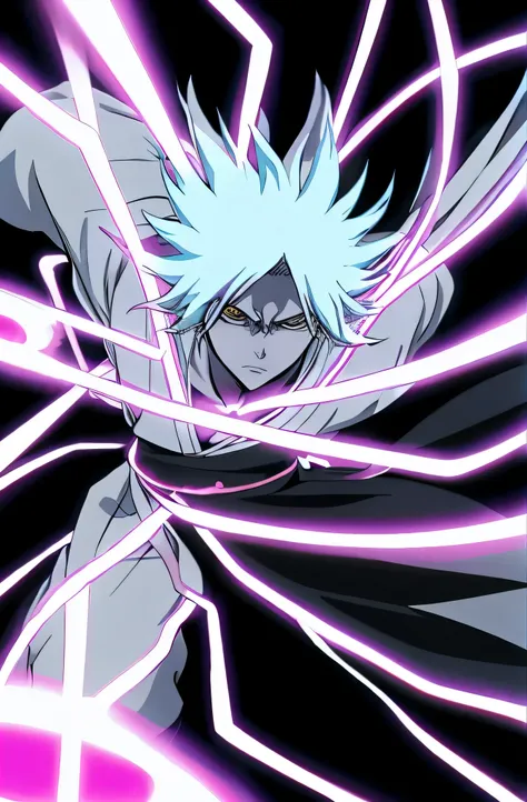 anime, Yokai, estilo anime, Shonen, epic estilo anime, fundo branco, alvejante de anime baseado, digital advanced anime art, Tite Kubo ataca, Japanese Lightning God, stunning manga art style, Youkai