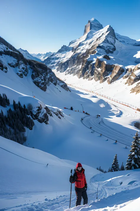 Zermatt, Switzerland, 4k, Ultra High Quality, selfie, mountain, winter