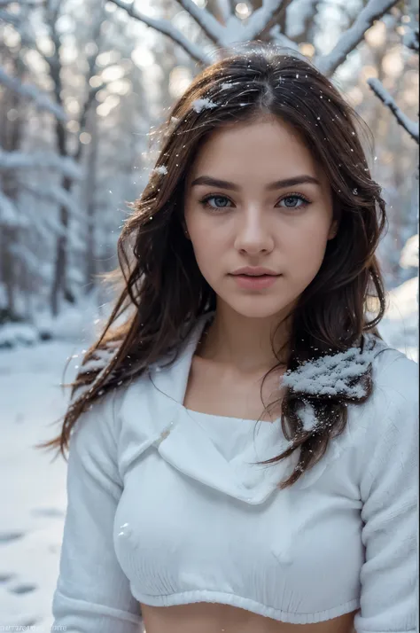 (best quality,ultra-detailed,photo-realistic:1.37),beautiful detailed eyes,beautiful detailed lips,beautiful detailed face,extremely detailed hair,20-year-old model,American appearance,rear view,exquisite bikini,realistic winter scene,glamorous atmosphere,...