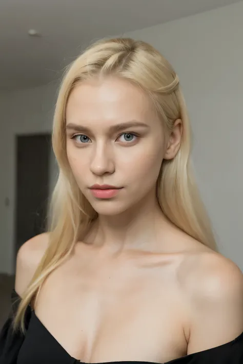 Sara Simlerova, 100% blonde, symetrical face