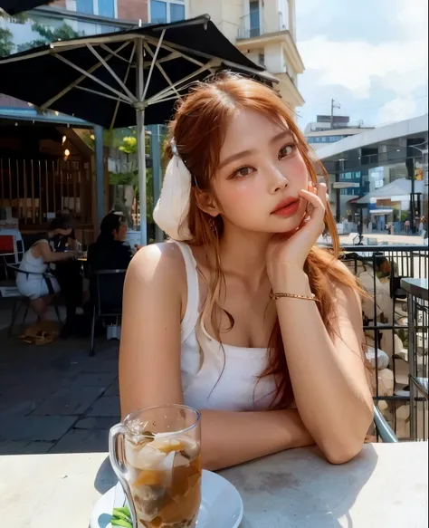 Jennie Kim ruiva 