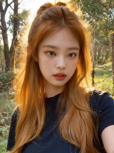 Jennie Kim ruiva