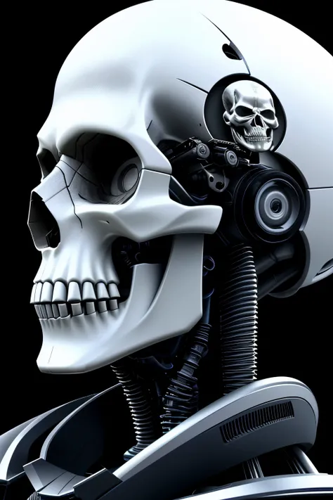 tech background, tech wallpaper, tech, futuristic, future, tech, skull, robotic head, robotic skull, robotic skull side view