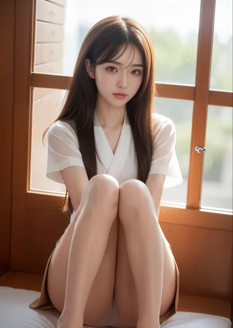 Beautiful and attentive girl, very detailed eyes and face, beautiful and delicate eyes, does not make sense, incredibly does not make sense, huge file size, very detailed, high resolution, very detailed, best quality, masterpiece, Kemomimi, ((Japanese girl...