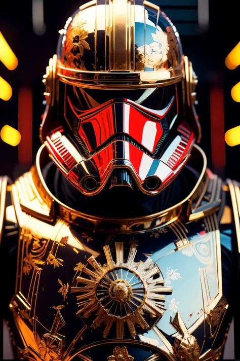 imagine the stormtrooper gundam in the style of ultra hd animation (roman face plate)