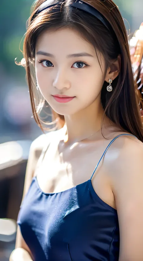 （32K,very high res, high detailing, highly accurate,Pretty Girl 1：1.5）,Raw photo & realistic atmosphere,beautiful dark blue eyes,Detailed mouth,Glossy lips,Detailed eyebrows,Soft white skin that shines with every detail,,Eyes drawn in detail、Very beautiful...