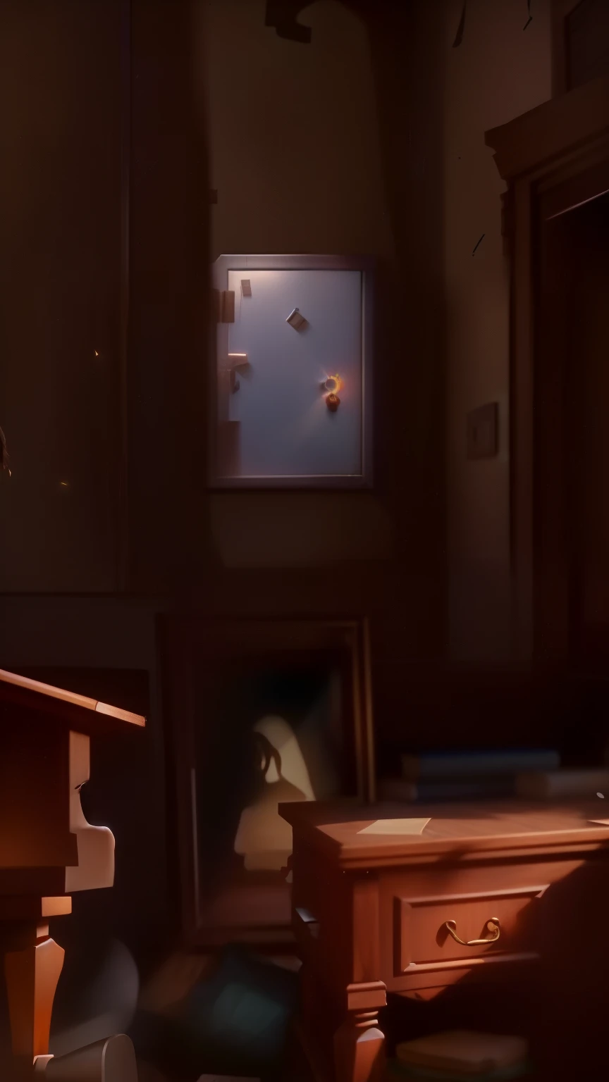 There is a man sitting at the table in the room, Frames in Pixar movies, pixar movie screenshot, Up from Disney Pixar (2009), Zootopia concept art, 2015 Pixar movie stills, Animated static screenshots, Zootopia style, Studio Ghiblis bedroom, movie screensh...