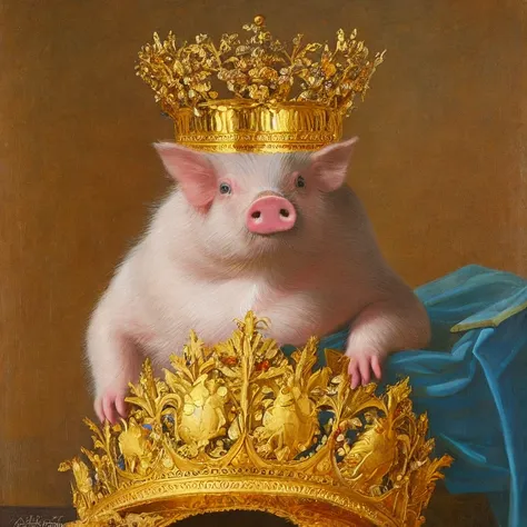 gold crown pig1