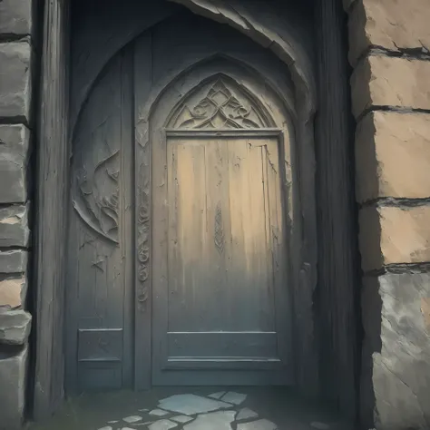 Forgotten gateway of time and space, desolate landscape, ancient stone door, mysterious ambiance, uncharted realm, (best quality, 4k, highres, masterpiece:1.2), ultra-detailed, (realistic, photorealistic, photo-realistic:1.37), cracked and weathered textur...