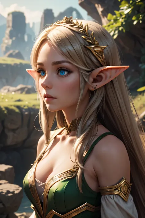 Super detail beautiful elf-girl 30 years old. UHD, 4k, 8k, cinematic