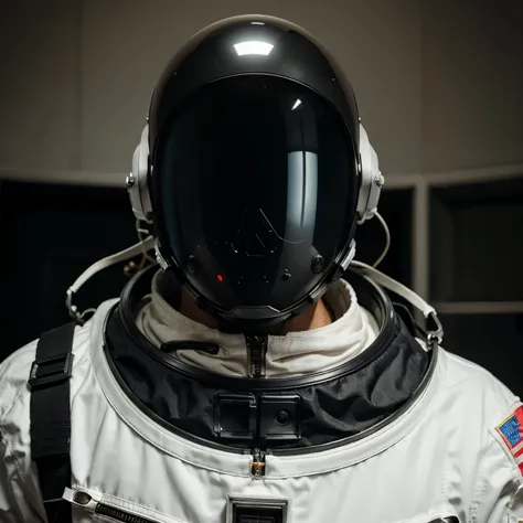 Futuristic astronaut Helmet, no people, just a black astronaut helmet, black helmet, astronaut futuristic helmet 