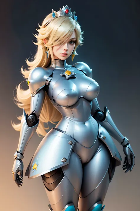 Princess Rosalina, robot woman, android woman, robot joints