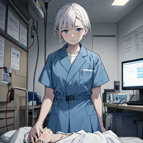 In the sterile and cold operating room, a tense silence hung in the air as the monitor displayed alarming readings: heartbeat, zero; blood oxygen saturation, 13%. A young female student from junior high school lay still on the surgical bed, her school unif...