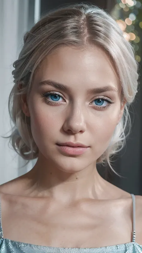 Vera Svensson, the enchanting 23-year-old Swedish Instagram and OnlyFans sensation, graces the camera with a series of captivating headshots. Highlighting her striking resemblance to Disneys Elsa, capture clean, close-up shots that showcase her icy blue ey...