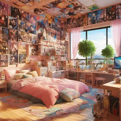 otaku room realistic