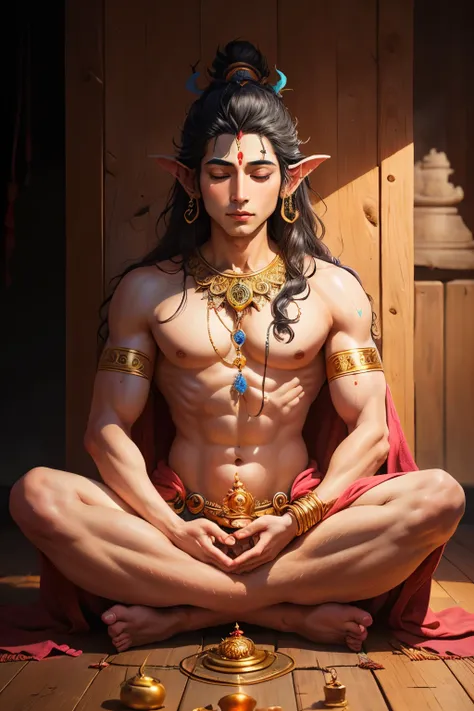 Lord Shiva in Meditation 