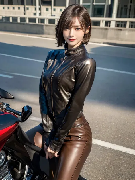 ((highest quality, 8k, masterpiece: 1.3)), sharp: 1.2, perfect body beauty: 1.4,pretty girl,light brown shorthair,(((girl riding...