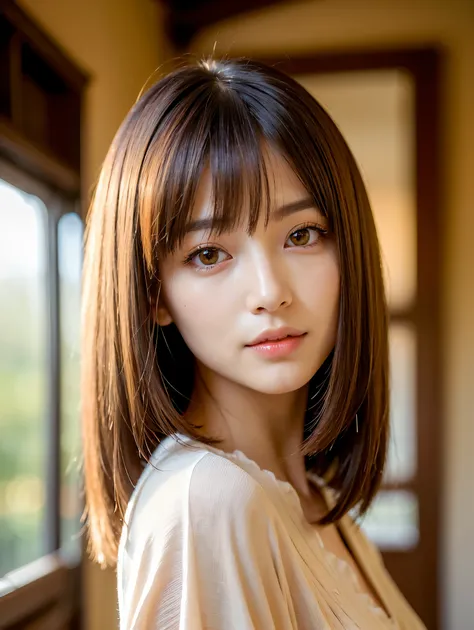 super highest quality, face focus, soft light, ultra high resolution, (realistic:1.4), RAW photo,
1 Japanese girl, alone, cute, (pupil, There&#39;s a light in my eyes),  (detailed beautiful face:1.3)  ((High resolution details of human skin texture:1.3)
(l...