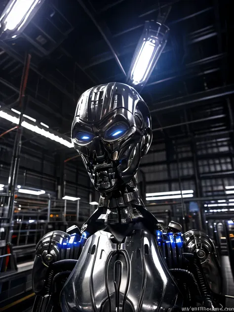 realistic, (t-x endo), (t-x endoskeleton), (detailed t-x endoskeleton), (ultrarealistic t-x endo:1.2), front pov, tx endoskeleto...