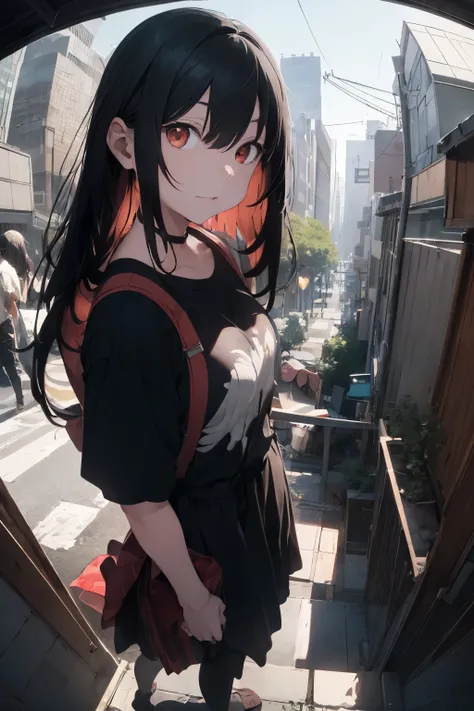 absurdres, highres, ultra detailed, (1girl:1.3),
BREAK
, Design a beautiful city scape, with intricate architecture, lush gardens, and a sense of peace and spirituality.
BREAK
, Create an image of a destructive tokyo ghoul style demon, with fearsome featur...