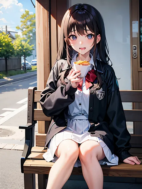 girl eating ehomaki