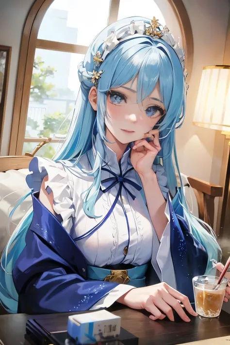 6 person dormitory, interior setting, girl, Exquisite facial features, blushing, official art, masterpiece, sharp focus, (beautiful gorgeous Lovely Korean woman: 1.3), (beautiful Lovely Korean: 1.3), Korean beauty, exquisite beautiful hair、eyes and face, a...