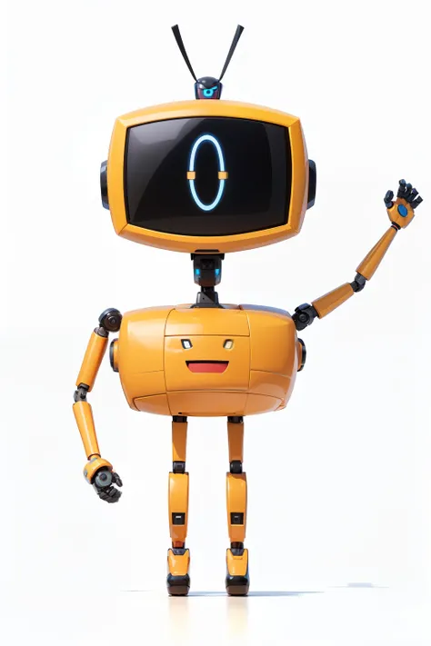 3d cartoon, cartoon robot with a :) smile on his face and arms, friendly humanoid cyber robot, cute humanoid robot, friendly robot, adorable friendly robot, happy robot, friendly humanoid robot, robot with human face, cute robot, tintoy characterdesign rob...