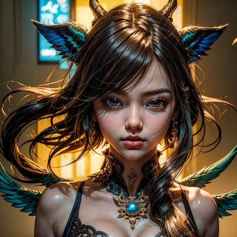 These 2 pictures can be said to be carefully selected. The overall effect is very good because the picture is richer: its details are not so perfect. Supplement: cute resin Chinese dragon girl, full body, fantasy creature, super cute, in the style of dream...