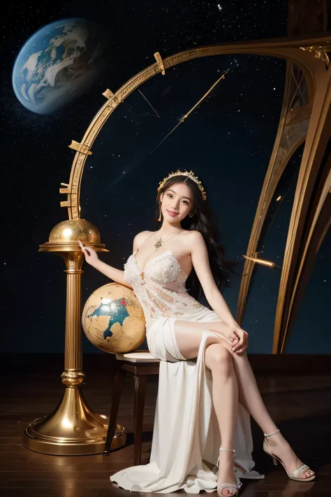 full body portrait or statue、geometry、Stained glass、12 constellations、Vigée Leblanc style、math、Astronomical machinery、astronaut、roses in vase、fruits、Cute trinkets、smile、ancient greek costume、Sandro Botticelli paintings、Clothes that stretch your shoulders、A...