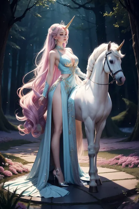 Enchanting Unicorn and Maiden, Masterpiece, Best Quality, Fantasy, Full Body Shot, --ar 1:1,
A captivating scene of an ethereal maiden gently caressing a majestic unicorn against a dreamlike, whimsical backdrop. Intricately detailed, this work of art showc...