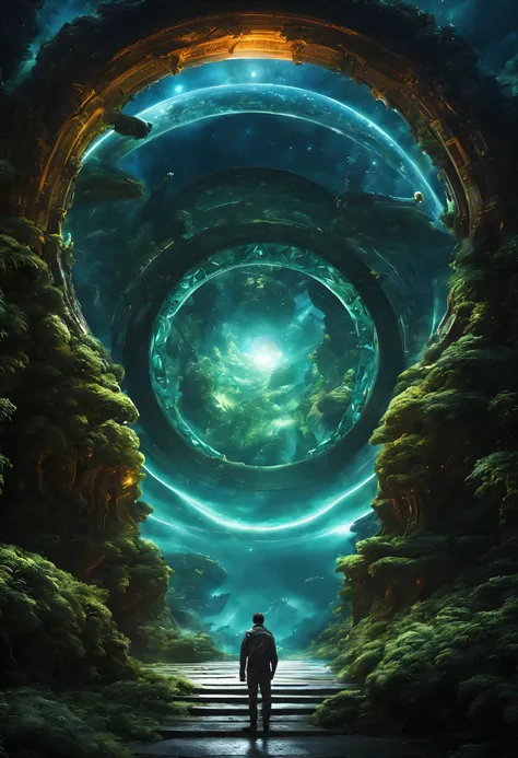  The Gate of Time and Space，Web portals，wormhole，connected, Alien worlds and alien jungles，alien creatures，