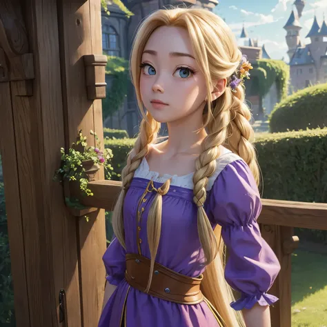 Rapunzel aheago face