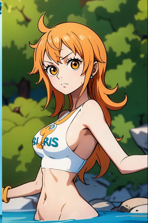 Personage nami,maillot de Bain,gros seins,ultra hd,vu sur tout le corps