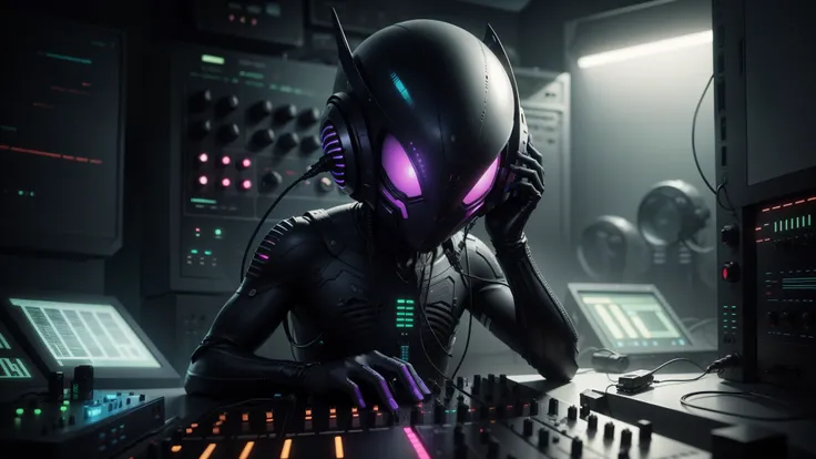 ALIEN SINTETIZANDO SONS EM SYNTH MODULAR