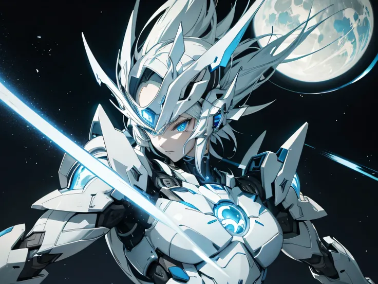 Anime characters wearing white and blue costumes and black and white costumes, ultra instinct, anime epic artwork, Complex and gorgeous anime CGI style, epic 8k HD anime shot, Energy Man Epic Animation, Badass anime 8k, 4k anime wallpaper, Unreal Engine re...