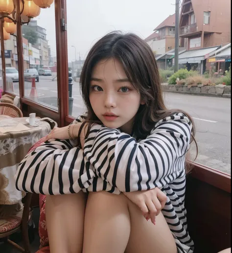 araffed asian woman sitting in a boat with her legs crossed, blackpink jennie, beautiful young korean woman, gorgeous young korean woman, heonhwa choe, young asian girl, cute korean actress, korean woman, attractive girl, ulzzang