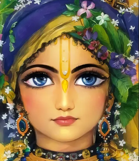 Shree Nityananda Prabhu, teary eyes