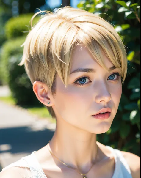 pixie cut
